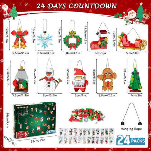 24-Day Christmas Countdown Ornament Builder™