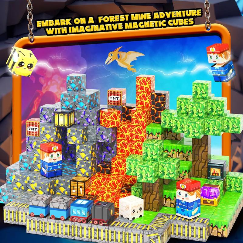 Minecraft Magnetic Blocks Set