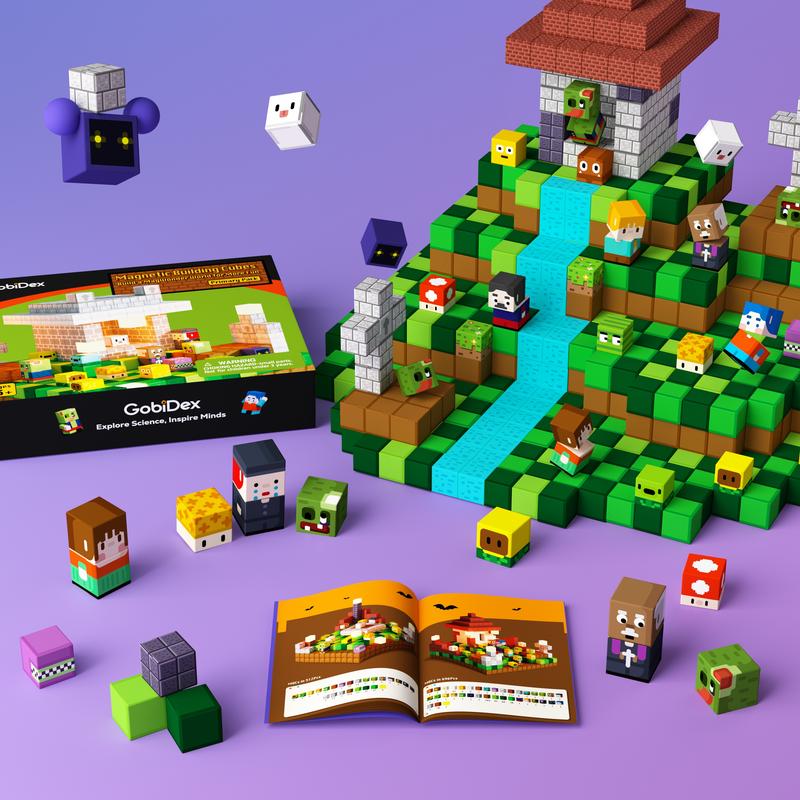 Minecraft Magnetic Blocks Set