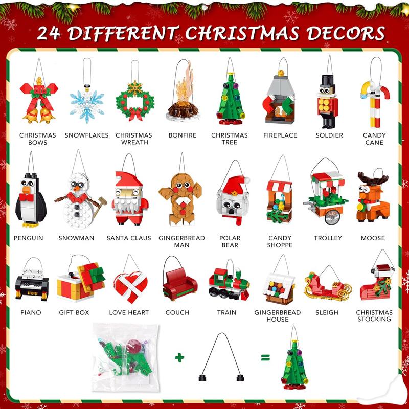 24-Day Christmas Countdown Ornament Builder™