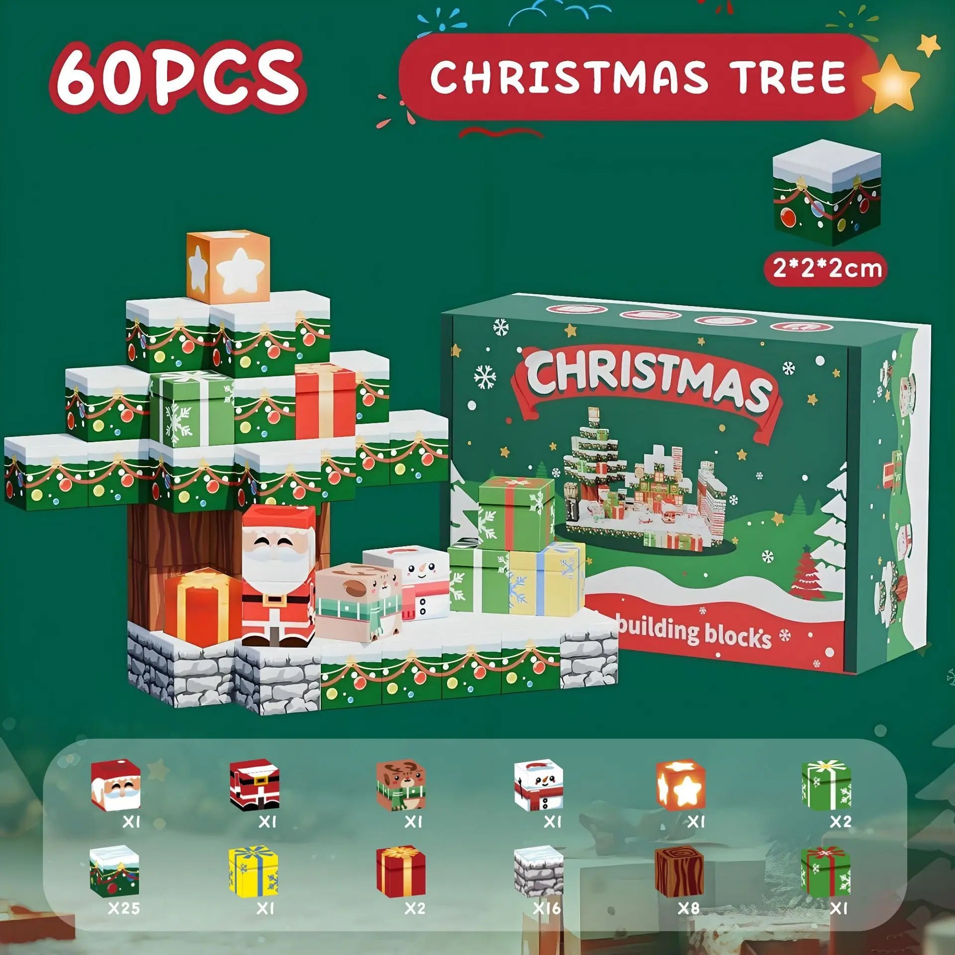 Santa’s Workshop Magnetic Blocks